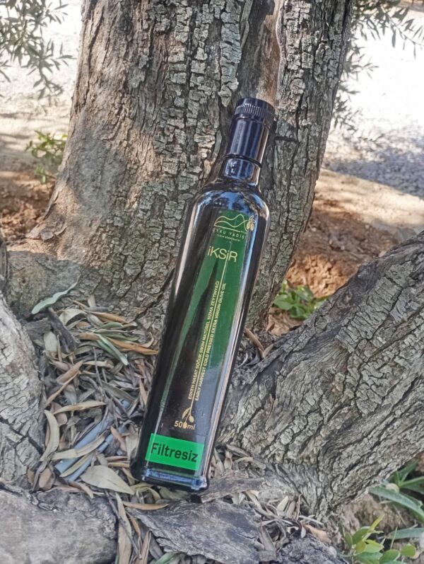İKSİR -FİLTRESİZ ,Erken Hasat Soğuk Sıkım 500 ml Sızma Zeytinyağı(Memecik Cinsi Zeytininden)EKİM-KASIM /2025-2026
